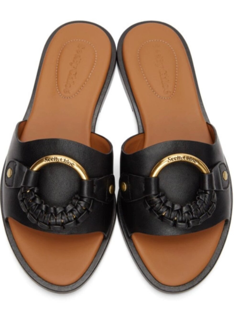 See by Chloe Black Hana Sandals